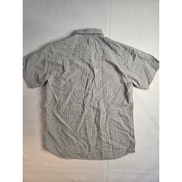 The North Face Mens Plaid Button Down Short Sleeve Shirt Large - Picture 2 of 9